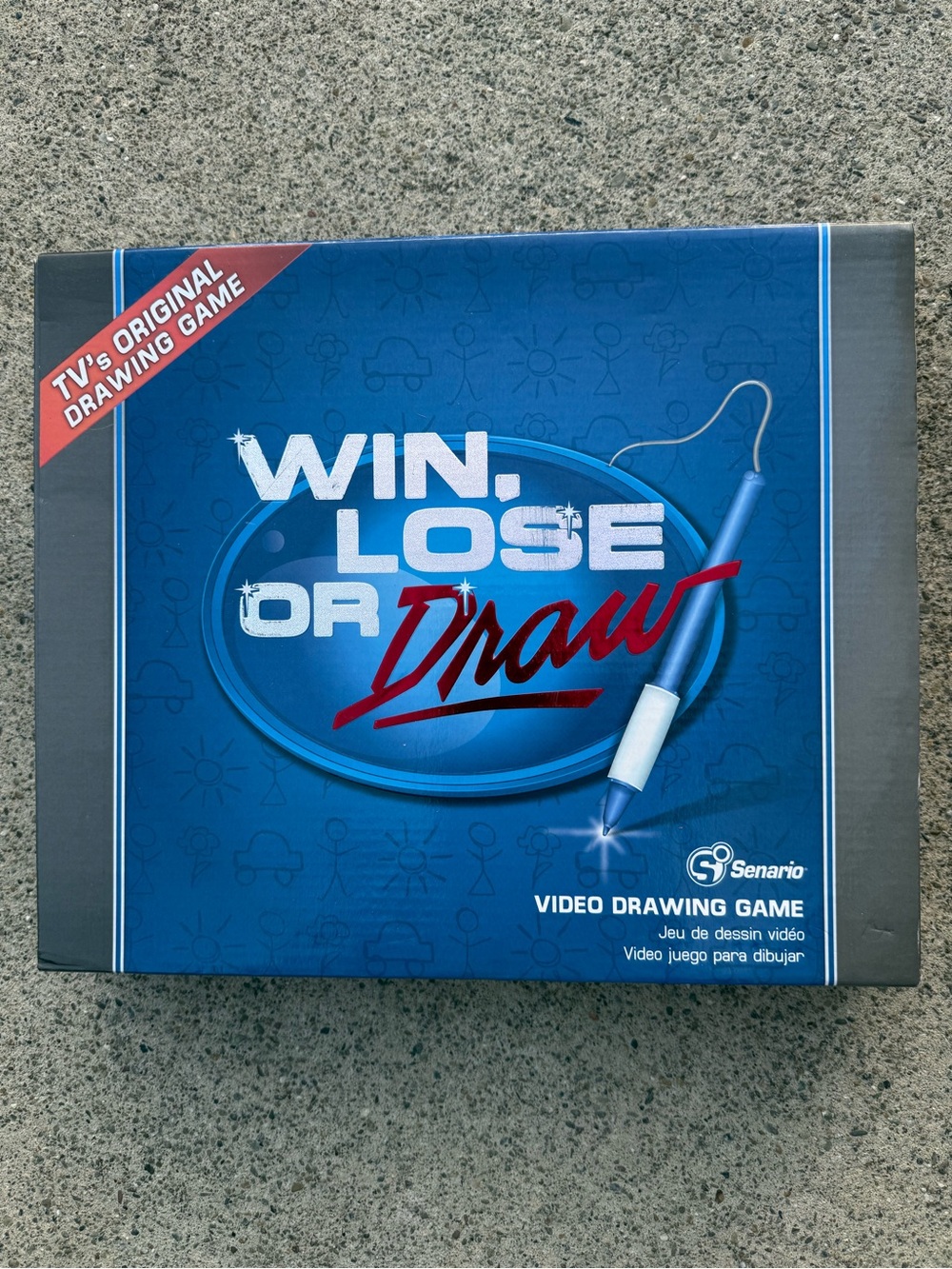 Win, Lose or Draw Plug And Play TV Video Game Console TV's Original Drawing Game
